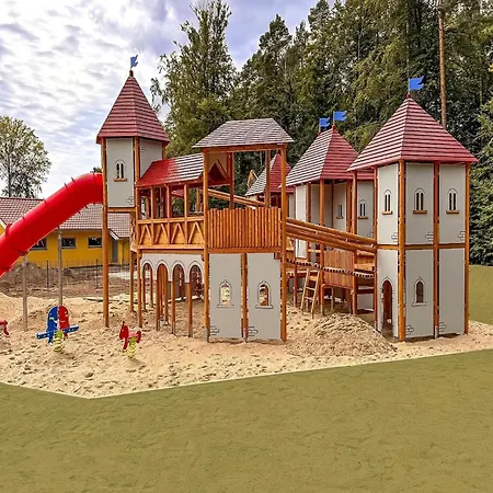 בית נופש Skandinavisches Mit Sauna In